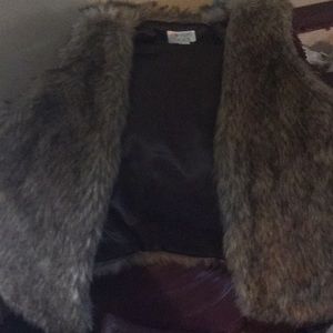 Kids fur vest